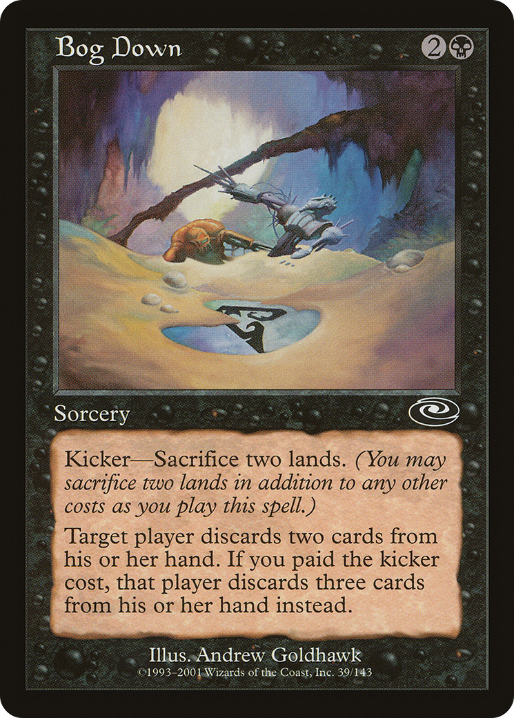 Bog Down (PLS-039) [Planeshift] Foil MTG Single Wizards of the Coast