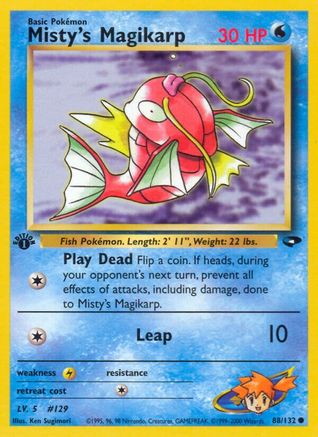 Misty's Magikarp (88/132) 1st Edition [Vintage: Gym Challenge] Pokemon Single Pokémon