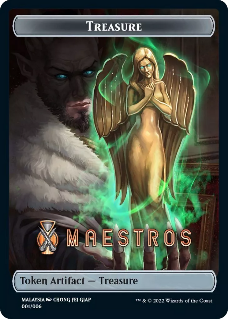 Treasure (PTSNC-001) [Tokens] Streets of New Capenna Southeast Asia Tokens MTG Single Wizards of the Coast