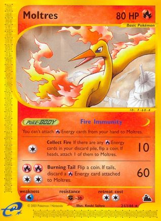 Moltres (/144) Reverse Holofoil [Vintage: Skyridge] Pokemon Single Pokémon