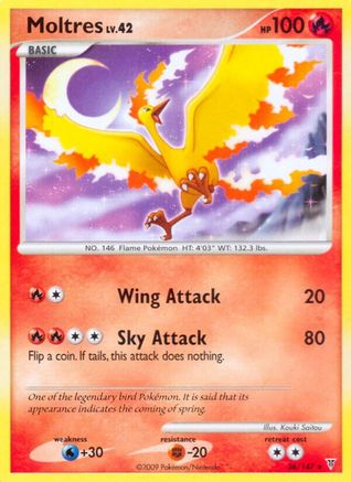 Moltres (36) (/147) [Platinum: Supreme Victors] Pokemon Single Pokémon