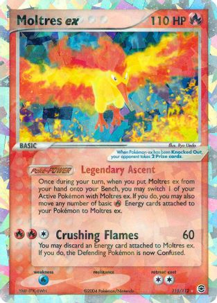 Moltres ex (/112) [EX: FireRed & LeafGreen] Pokemon Single Pokémon