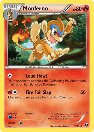 Monferno (/135) [BW: Plasma Storm] Pokemon Single Pokémon