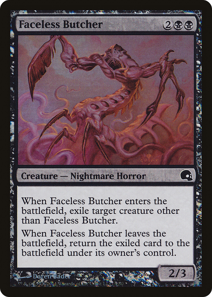 Faceless Butcher (GRV-003) [Misc] Premium Deck Series: Graveborn Foil MTG Single Wizards of the Coast