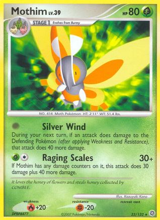 Mothim (/132) Reverse Holofoil [Secret Wonders] Pokemon Single Pokémon