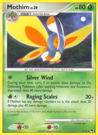 Mothim (/17) Holofoil [Promos: POP Series 7] Pokemon Single Pokémon