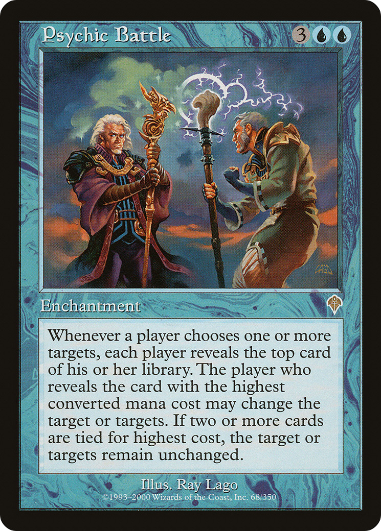 Psychic Battle (INV-068) [Invasion] Foil MTG Single Wizards of the Coast
