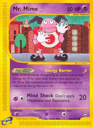 Mr. Mime (95a) (95a/147) [Vintage: Aquapolis] Pokemon Single Pokémon