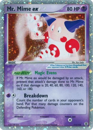 Mr. Mime ex - 111/112 (/112) [EX: FireRed & LeafGreen] Pokemon Single Pokémon