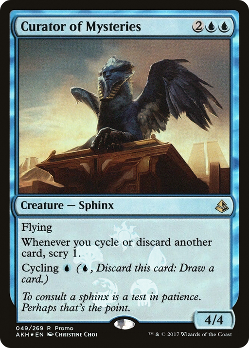 Curator of Mysteries (MEDIA-049) [Amonkhet Promos] Foil MTG Single Wizards of the Coast