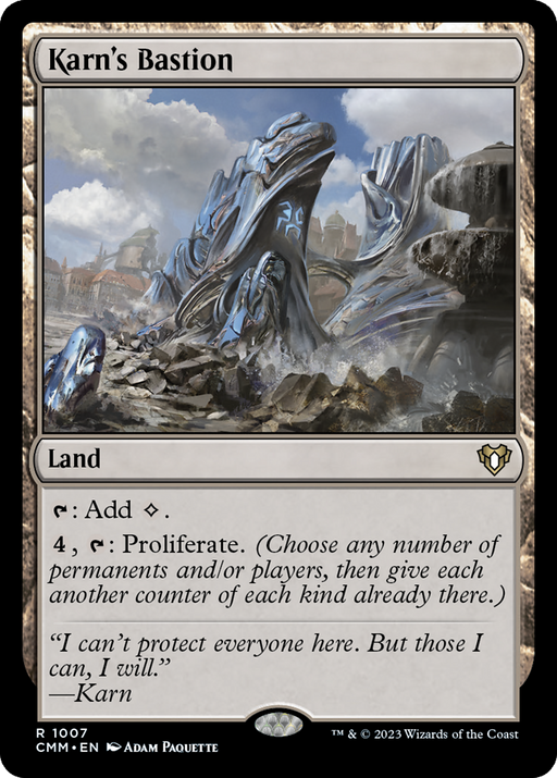 Karn's Bastion (CMM-1007) [Commander Masters] MTG Single Wizards of the Coast