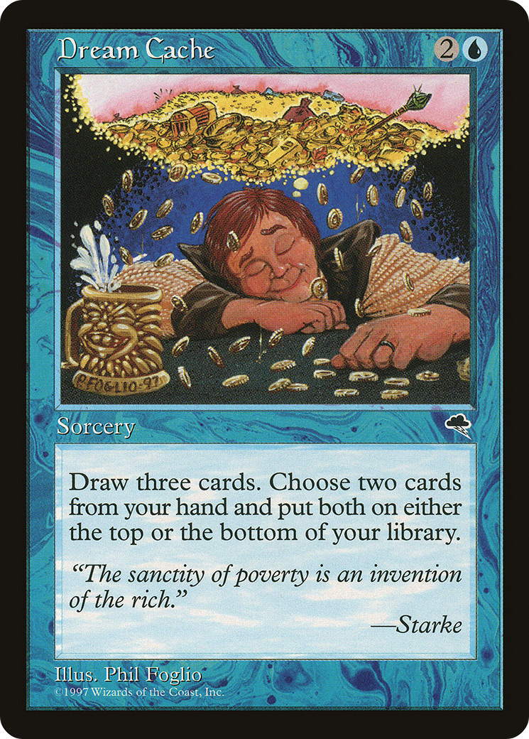 Dream Cache (TMP-059) [Tempest] MTG Single Wizards of the Coast