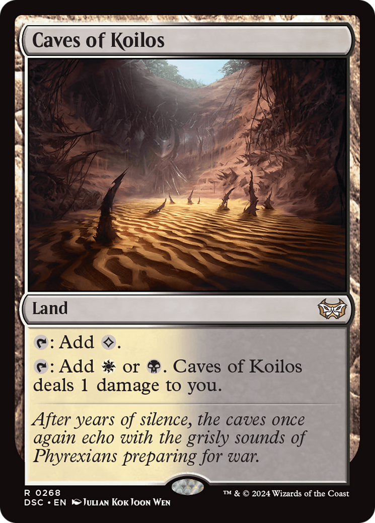 Caves of Koilos (DSC-268) [Duskmourn: House of Horror Commander] MTG Single Wizards of the Coast