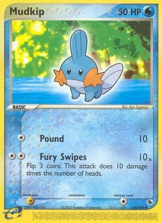 Mudkip - 60/109 (60/109) Reverse Holofoil [EX: Ruby & Sapphire] Pokemon Single Pokémon