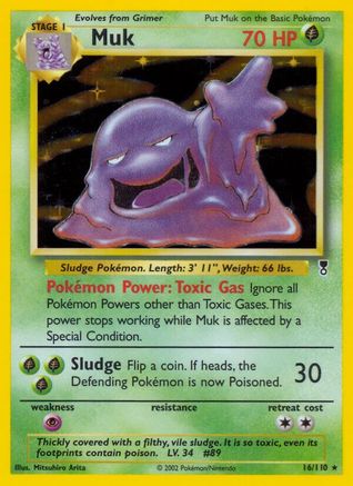 Muk (/110) [Vintage: Legendary Collection] Pokemon Single Pokémon