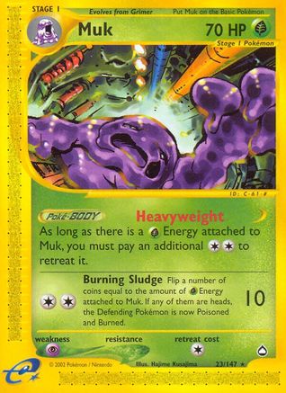 Muk (/147) [Vintage: Aquapolis] Pokemon Single Pokémon