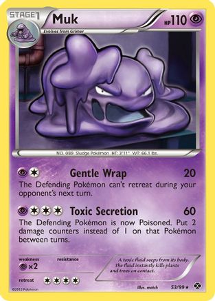 Muk (/99) [BW: Next Destinies] Pokemon Single Pokémon