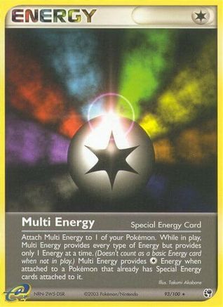 Multi Energy (/100) [EX: Sandstorm] Pokemon Single Pokémon