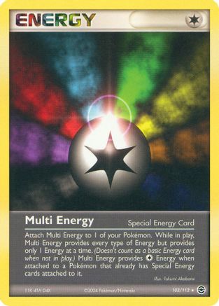 Multi Energy (/112) Reverse Holofoil [EX: FireRed & LeafGreen] Pokemon Single Pokémon
