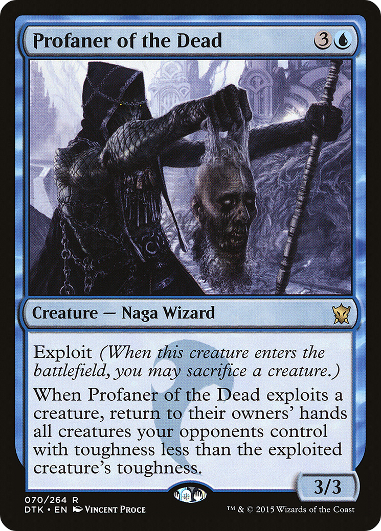Profaner of the Dead (DTK-070) [Dragons of Tarkir] Foil MTG Single Wizards of the Coast