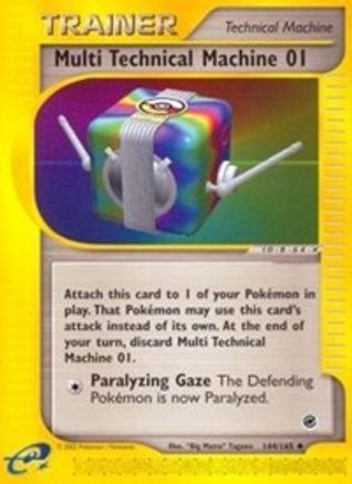Multi Technical Machine 01 (/165) Reverse Holofoil [Vintage: Expedition] Pokemon Single Pokémon