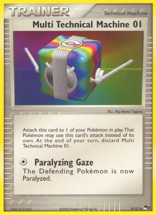 Multi Technical Machine 01 009/017 [Promos: POP Series 2] Pokemon Single Pokémon