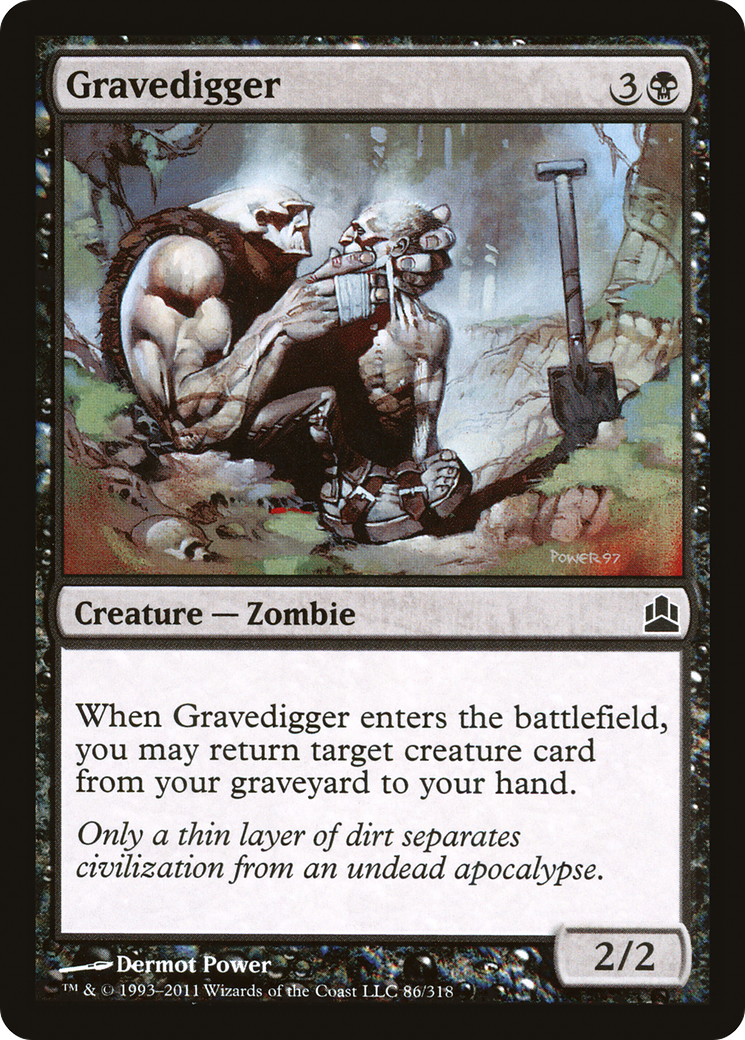 Gravedigger (CMD-086) [Commander 2011] MTG Single Wizards of the Coast