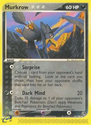 Murkrow (47/100) Reverse Holofoil [EX: Sandstorm] Pokemon Single Pokémon