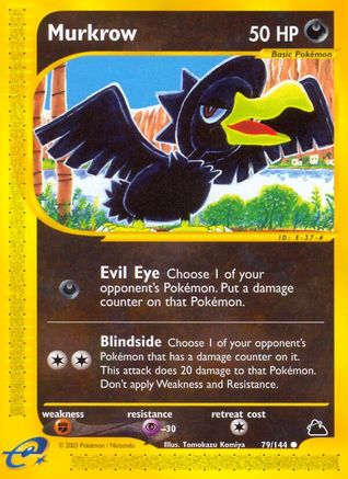 Murkrow (/144) Reverse Holofoil [Vintage: Skyridge] Pokemon Single Pokémon