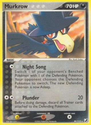 Murkrow (/115) [EX: Unseen Forces] Pokemon Single Pokémon