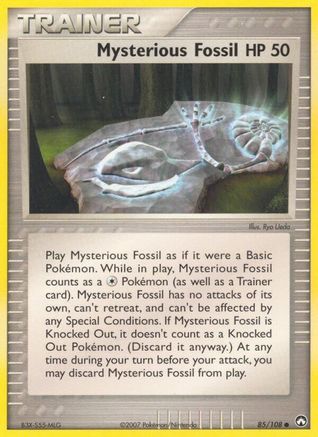 Mysterious Fossil (/108) [EX: Power Keepers] Pokemon Single Pokémon