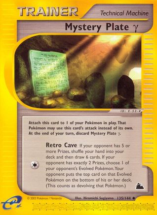 Mystery Plate Gamma (/144) [Vintage: Skyridge] Pokemon Single Pokémon