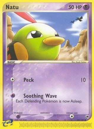 Natu (69/100) [EX: Sandstorm] Pokemon Single Pokémon