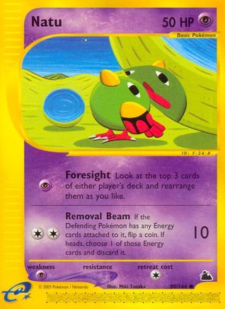 Natu (80/144) [Vintage: Skyridge] Pokemon Single Pokémon