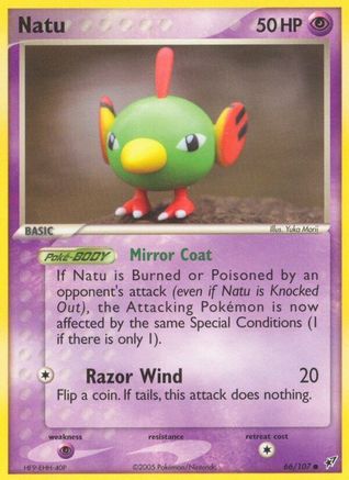 Natu (66/107) [EX: Deoxys] Pokemon Single Pokémon