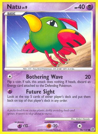 Natu (96/132) Reverse Holofoil [Secret Wonders] Pokemon Single Pokémon