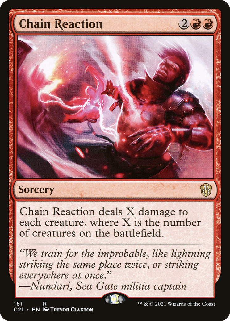 Chain Reaction (C21-161) [Commander 2021] MTG Single Wizards of the Coast