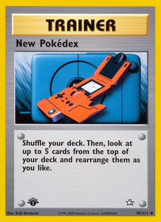 New Pokedex (95/111) Unlimited [Vintage: Neo Genesis] Pokemon Single Pokémon