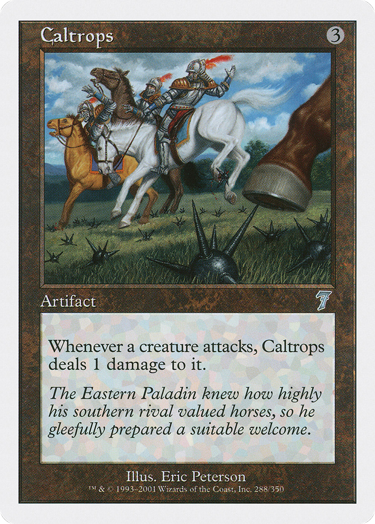 Caltrops (7ED-288) [7th Edition] Foil MTG Single Wizards of the Coast