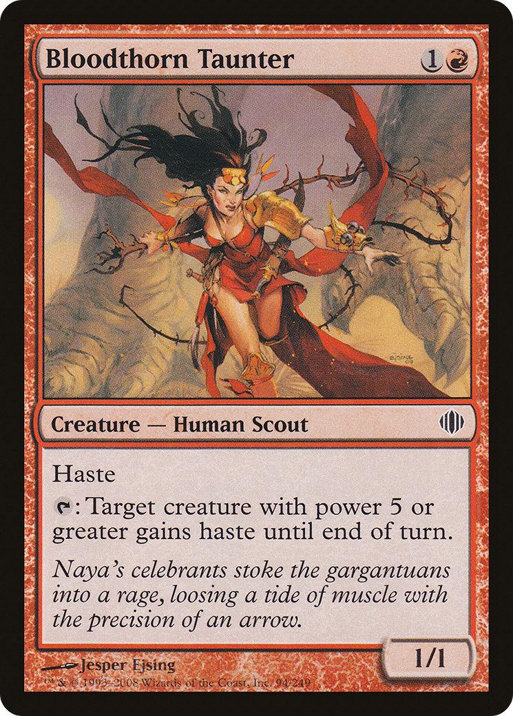 Bloodthorn Taunter (ALA-094) [Shards of Alara] MTG Single Wizards of the Coast