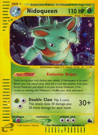Nidoqueen (H21) (/144) Holofoil [Vintage: Skyridge] Pokemon Single Pokémon