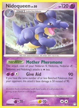 Nidoqueen (/123) [DP: Mysterious Treasures] Pokemon Single Pokémon