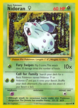 Nidoran F (/110) [Vintage: Legendary Collection] Pokemon Single Pokémon