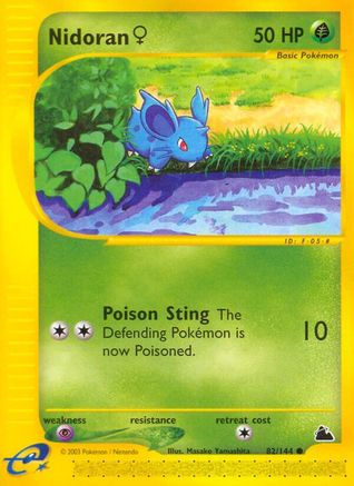 Nidoran F (82) (/144) Reverse Holofoil [Skyridge] Pokemon Single Pokémon