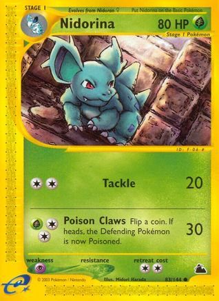 Nidorina (/144) Reverse Holofoil [Vintage: Skyridge] Pokemon Single Pokémon