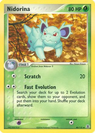 Nidorina (/112) Reverse Holofoil [EX: FireRed & LeafGreen] Pokemon Single Pokémon