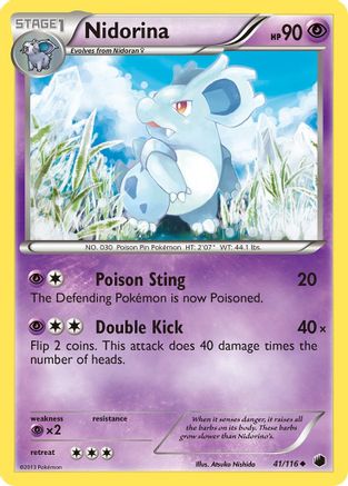Nidorina (/116) [BW: Plasma Freeze] Pokemon Single Pokémon