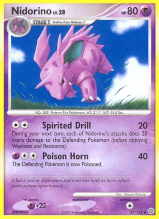 Nidorino (/132) Reverse Holofoil [DP: Secret Wonders] Pokemon Single Pokémon