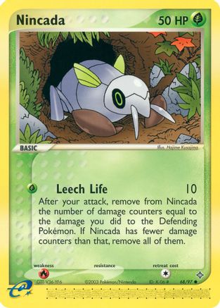 Nincada - 68/97 (/97) [EX: Dragon] Pokemon Single Pokémon