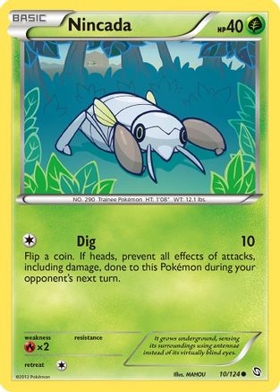 Nincada (/124) [BW: Dragons Exalted] Pokemon Single Pokémon